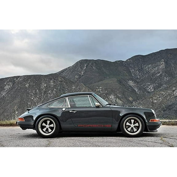 Iconic Arts Laminated 36x24 Poster: Porsche Singer 911