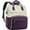 Purple-Beige, variant on Lovevook Laptop Backpack for Women,17.3" Business Computer Bag Teacher Nurse Backpack Purse with Anti-Thief Pocket, Larger Waterproof Travel Bag College Backpack with USB Charging Port