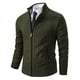 thumbnail image 1 of Abrigo deportivo informal para hombre, cárdigan cálido de lana con cremallera, cuello alto, Color sólido, otoño e invierno, Nuevo Jersey, 1 of 1