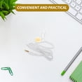 thumbnail image 3 of BEADCEST Microphone For Recording Videos White Plastic Lavalier Microphone For Business Users 1Pcs, 3 of 8
