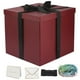 thumbnail image 1 of Caja de Regalo YINUOYOUJIA Burdeos 30x30x25 cm Grande, 1 of 5