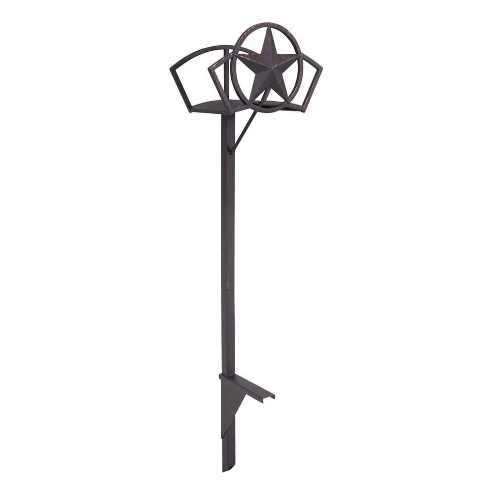Liberty Garden 645-KD Supporto Per Tubo Da Giardino In Metallo – Capacità Fino A 38 Metri, Colore Nero