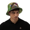 thumbnail image 4 of Balery Flower Crown Guinea Pig Sombreros para el sol para hombre y mujer, sombrero de pescador con UPF 50+, 4 of 6