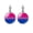 Bisexual, variant on LGBT Pride Earrings for Women Men Rainbow Leverback Earrings Gay Lesbian Transgender Nonbinary Pansexual Bisexual Earrings Jewelry Rainbow