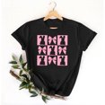 thumbnail image 4 of Kaemgyyd Plus Size Tops for Women Trendy Happy Easter Graphic Spring Shirt Cute Printed Short Sleeve Sumnmer Blouse Tees, 4 of 4