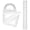 White, variant on 4 PCS Geometry Drawing Ruler & Protractor Set – Plastic Measuring Tools with Straight Ruler, Triangles, Protractor for School, Office, Drafting, Engineering, Math