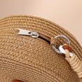 thumbnail image 4 of Jiibva Straw Shoulder Bags Beach Bag Coin Purse Round Woven Crossbody Bag Handwoven Rattan Purses for Women Summer Beach Woven Crossbody Straw Purses, 4 of 7