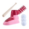 thumbnail image 2 of MERIGLARE Baseball Pitching Machine Foot Pedal Creative Baseball Trainer for Gifts Boy red, 2 of 9