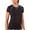 Black, variant on Zensah Women's Run Seamless SS Top