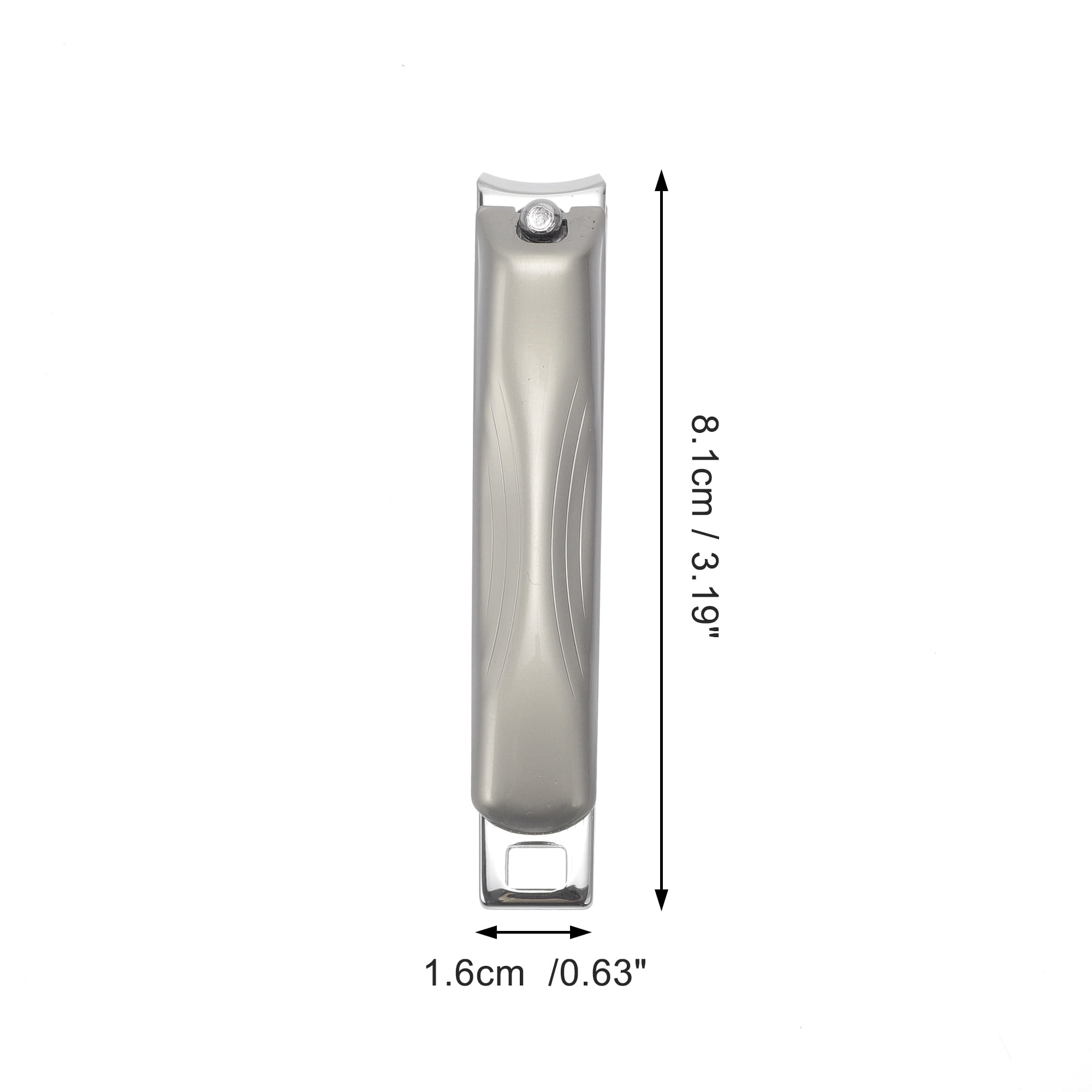 Unique Bargains Durable Water Ripple Nail Clippers 1 Pc Champagne