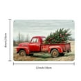 thumbnail image 2 of 1pc Iron Vintage Red Pickup Truck with Christmas Tree Sign Perfect for Home, Bar, Cafe, Garage &amp; Decor, Perfect for Room Decor, 2 of 8