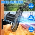 thumbnail image 3 of iLiving 18" Outdoor Oscillating High Velocity Wall Fan with 4150 CFM Heavy Duty Weatherproof Motor, Variable Speed Adjustment for Workshop, Garage, Patios, Commercial and industrial, 18 inch, 3 of 6