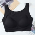 thumbnail image 4 of Penkiiy Women Bras Woman's Comfortable Lace Breathable Bra Underwear No Rims Black Bras, 4 of 5