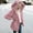 Pink, variant on BLTIBY Women Jacket Coat Hooded Fall Winter Solid Color Plush Peacoat Mid-Length Loose Cardigan Overcoat Long Sleeve Tops with Pockets Khaki S