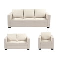 thumbnail image 1 of Sala Gales 3 Piezas Crema (Sofá, Love Seat y Sillón), 1 of 8