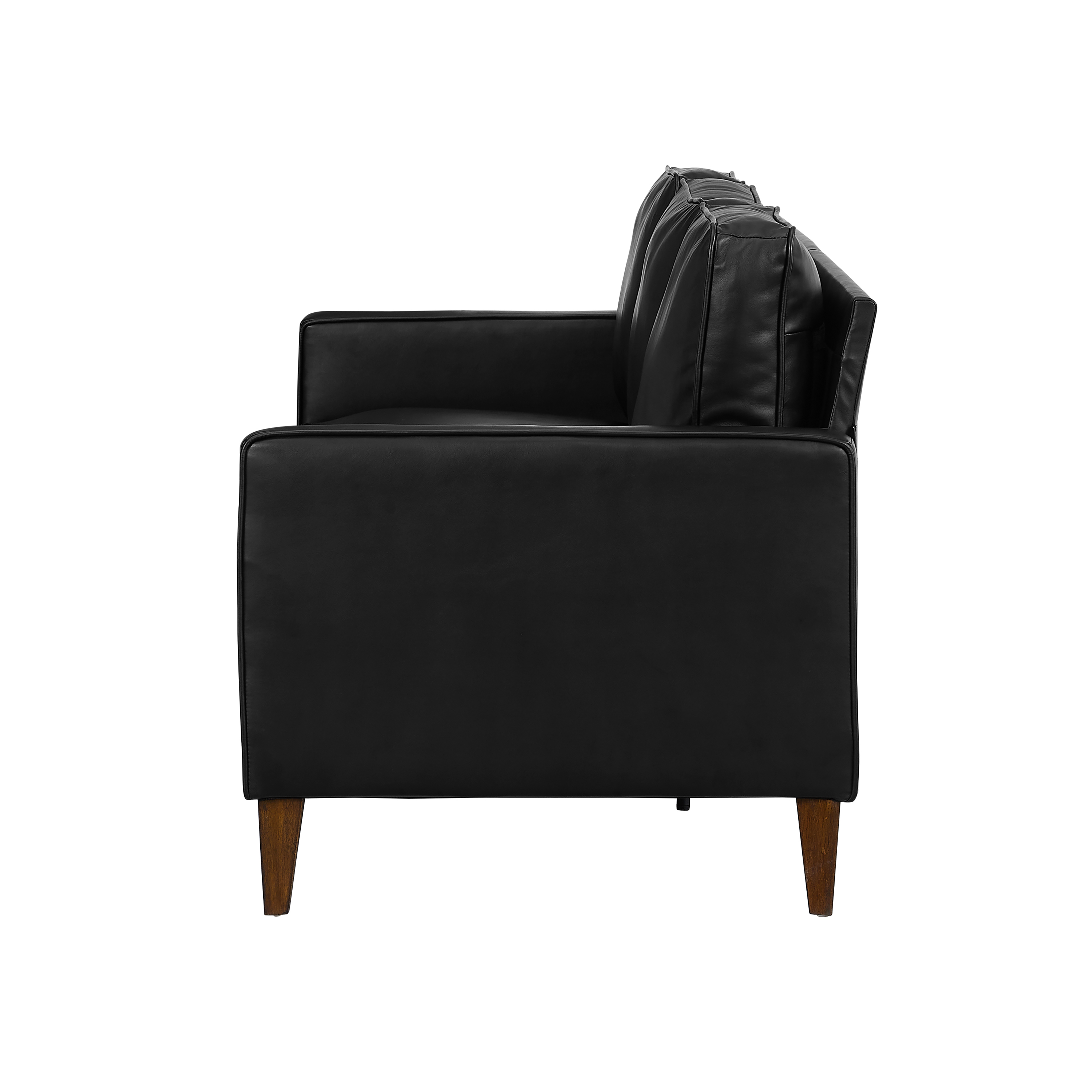 Hillsdale Jianna Faux Leather Sofa, Black - image 10 of 12