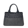 thumbnail image 5 of Pre-Owned Prada Navy/Grey Small Grommet Canapa Tote Shoulder Bag Canapa Canvas, 5 of 10