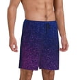 thumbnail image 2 of Fotbe Neon Glitter Pajama Shorts for Men, Men's Pajama Bottoms, Sleepwear,Short Pajama Pants-X-Large, 2 of 9