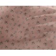 thumbnail image 4 of oneOone Tissu Georgette Viscose Imprimé Feuilles & Roses Tissu de Couture BTY 42 Pouces de Large, 4 of 4