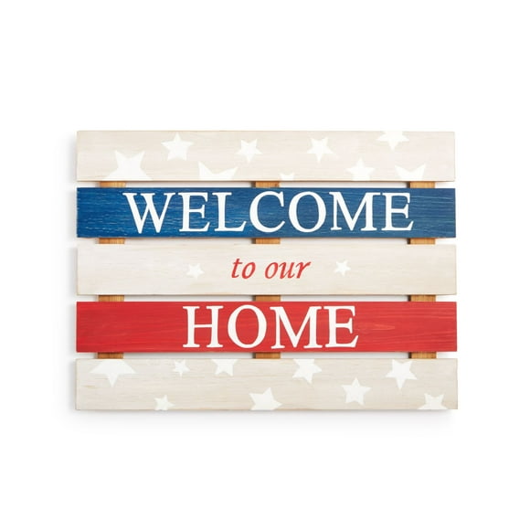 Martha Stewart Collection Americana “Welcome to Our Home” Wall Art