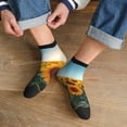 thumbnail image 3 of Pofeuu Sunlit Sunflower Field Print 30cm Socks, Adult Running Hiking Socks for Youth and Adult, 3 of 7
