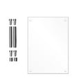 thumbnail image 4 of KMSS Picture Frames Magnetic Acrylic Photo Frame 6/8 inch Clear Display Frame Double Sided Frameless Desktop Picture Frame for Graduation, Birthday, Decoration, 4 of 7