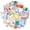 1A-35pcs, variant on 35pcs Cartoon Nurse Stickers Equipment Stickers Doctor Decals for Suitcases Laptops Notebooks