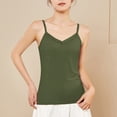thumbnail image 2 of AherBiu Women's Tank Tops Slim Fitted Stretchy Solid Color Basic Comfy Camis Spaghetti Strap Bottom Tops, 2 of 4
