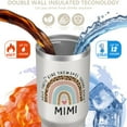 thumbnail image 3 of 30 Oz Tumbler Rainbow MIMI Tumbler with Lid and Straw, Birthday Gift Cup for Friend Women Men Coffee Travel Mug Thanksgiving Day Halloween Christmas Gift Water Bottle, 3 of 7