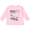 thumbnail image 3 of Inktastic Grammie's You Say Alpaca My Bags Boys or Girls Long Sleeve Toddler T-Shirt, 3 of 5