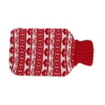 thumbnail image 1 of Botella De Agua Caliente, Cubierta De Punto, Bolsa De Agua Caliente, Alivio Del Dolor, Ligeramente Texturizada, Antideslizante Para Invierno ANGGREK Otros, 1 of 8