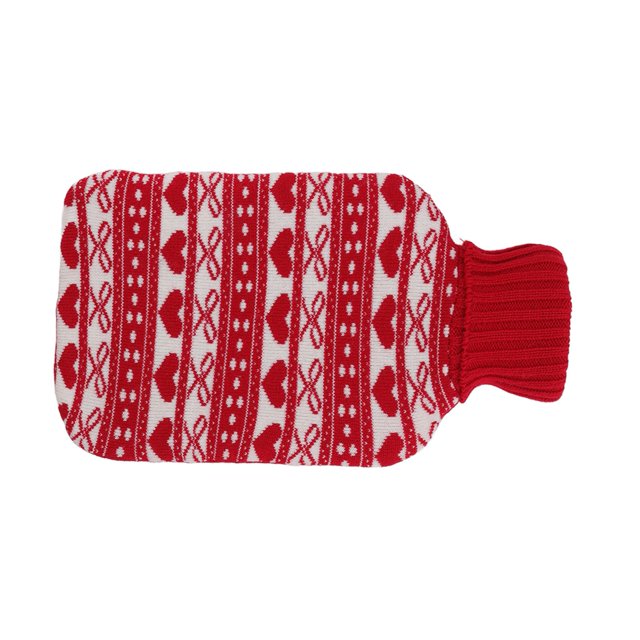 Botella De Agua Caliente, Cubierta De Punto, Bolsa De Agua Caliente, Alivio Del Dolor, Ligeramente Texturizada, Antideslizante Para Invierno ANGGREK Otros
