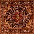 thumbnail image 1 of Ahgly Company Indoor Square Persian Orange Traditional Area Rugs, 6' Square, 1 of 1