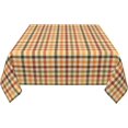 thumbnail image 3 of Christmas Tablecloth Square 60×60 Inch Blue Snowflake Winter Table Cloth Water Resistant Fabric Table Covers for Kitchen Dining Small Tablecloth for Party Home Decor, 3 of 6