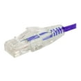thumbnail image 2 of Monoprice SlimRun - Patch cable - RJ-45 (M) to RJ-45 (M) - 20 ft - UTP - CAT 6 - riser, snagless, stranded - purple, 2 of 2