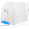 thumbnail image 2 of Countertop mini water cooler, portable cold drinking water cooler with faucet, plastic material, suitable for home, office, camping use, 2 of 4