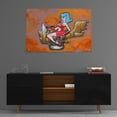 thumbnail image 3 of Epic Art 'Rocket Queen Paint' by Craig Snodgrass, Acrylic Glass Wall Art, 36"x24", 3 of 5