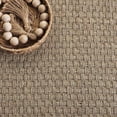 thumbnail image 6 of SAFAVIEH Natural Fiber Arbor Bordered Area Rug, Natural/Gray, 6' x 8' Oval - Coastal Design, Natural & Grey, Seagrass, Ideal for Entryway, Kitchen, Living Room, Office, 6 of 10