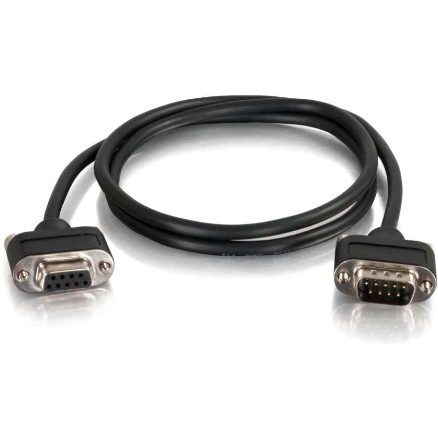 Cables2Go 52161 25 ft. Serial RS232 DB9 Cable with Low Profile