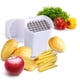 thumbnail image 4 of Fiudx Cortador de Patatas, Cortador de Patatas Fritas, Cortador de Verduras Fácil de Limpiar, Base Antideslizante, Uso Seguro, Papas Fritas Caseras, Versátil para Cocina o Restaurante, Blanco, Tamaño, 4 of 6