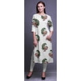 thumbnail image 3 of Bimba Kurta à Manches 3/4 Imprimée Kurti Droite Vêtements d'Été pour Femmes, 3 of 6
