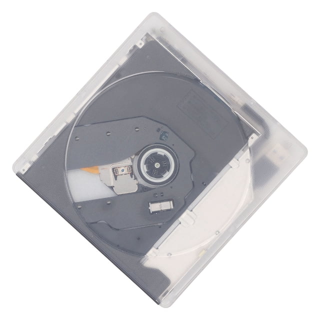 External Optical Drive Enclosure, External DVD Drive Box Type A C Port Plug and Play 5Gbps Data Transfer for Laptop