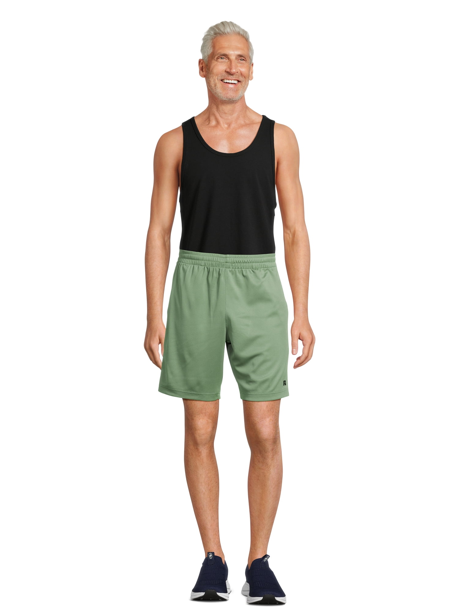 Russell Athletic Men's Mesh Shorts, 8" Inseam, 4-Pack, Sizes S-2XL