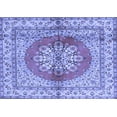 thumbnail image 1 of Ahgly Company Indoor Rectangle Persian Blue Traditional Area Rugs, 8' x 12', 1 of 4