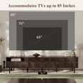 thumbnail image 6 of 78 " Mid Century Modern TV Stand for 65+ Inch TVs, TV Console with Storage Cabinets for Living Room, Entertainment Center Storage, 6 of 9