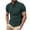 Green, variant on Dianli Shirts for Men Solid Color Button Pullover Stand-Collar Short Sleeve Shirt Breathable Lightweight Cotton-Like Loose-Fit Casual Tee Everyday Travel