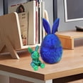 thumbnail image 3 of SIYTUAU 3D Printed Movable Easter Bunny Decoration Toy In Deep Blue Color For Desktop Display And Decorative Figurine Fun, 3 of 6