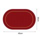 thumbnail image 2 of Juego de 4 manteles individuales lavables, manteles individuales de piel de colores de doble cara, manteles individuales lavables en rojo y negro para mesas de comedor y restaurantes., 2 of 6