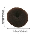 thumbnail image 3 of Extra Large Hair Bun Donut Maker Ring for Women Chignon Style Thick Long Hair Tool, 3 of 5