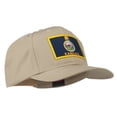 thumbnail image 5 of Middle State Kansas Embroidered Patch Cap - Khaki OSFM, 5 of 5